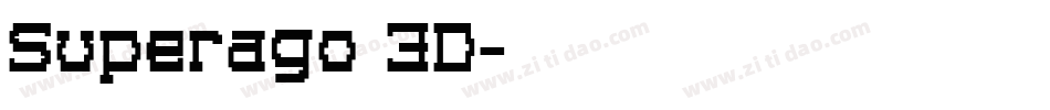 Superago 3D字体转换